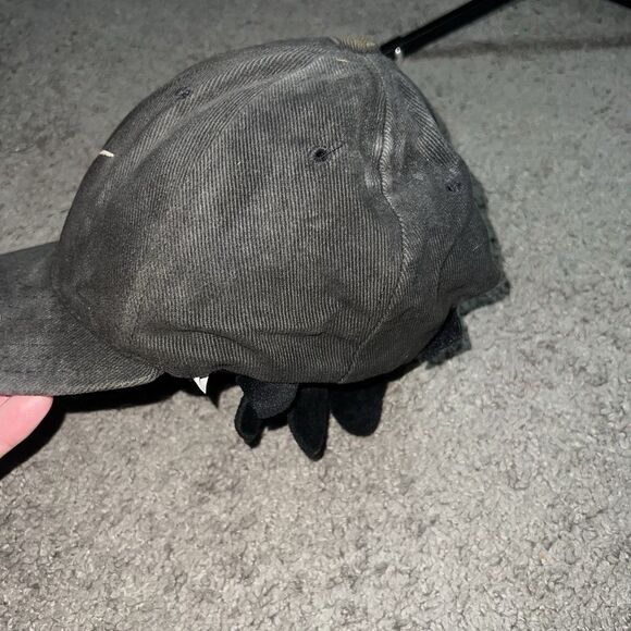 Vintage 90s Nike Golf Hat Cap Strap Back Adjustable Black Embroidered Logo Adult - Picture 2 of 7